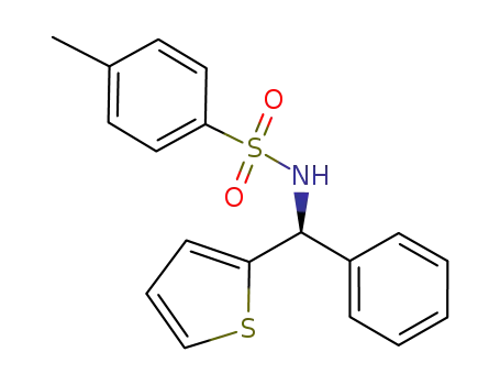 (S)-4-methyl-N-(phenyl(thiophen-2-yl)methyl)benzenesulfonamide