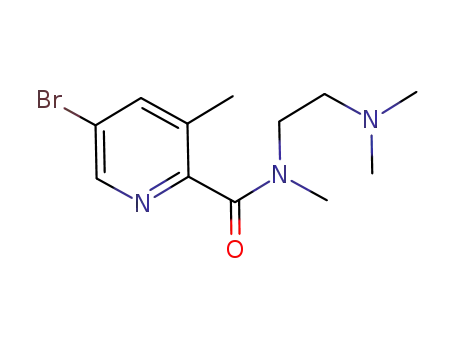 5-bromo-3-methyl-pyridine-2-carboxylic acid (2-dimethylamino-ethyl)-methyl-amide