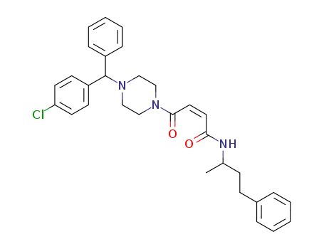 (Z)-4-(4-((4-chlorophenyl)(phenyl)methyl)piperazin-1-yl)-N-(4-phenylbutan-2-yl)-4-oxobut-2-enamide