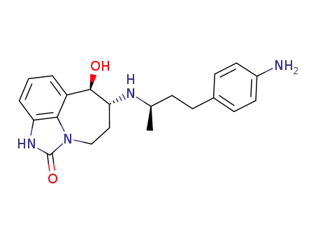(6R,7R)-6-{[(R)-3-(4-aminophenyl)-1-methylpropyl]amino}-7-hydroxy-4,5,6,7-tetrahydroimidazo[4,5,1-jk][1]benzazepin-2(1H)-one