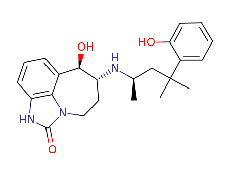 (6R,7R)-7-hydroxy-6-{[(R)-3-(2-hydroxyphenyl)-1,3-dimethylbutyl]amino}-4,5,6,7-tetrahydroimidazo[4,5,1-jk][1]benzazepin-2(1H)-one