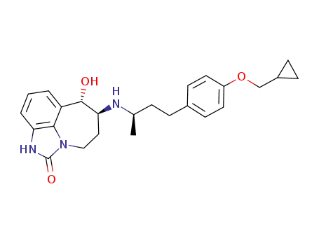 (6S,7S)-6-({(R)-3-[4-(cyclopropylmethoxy)phenyl]-1-methylpropyl}amino)-7-hydroxy-4,5,6,7-tetrahydro-imidazo[4,5,1-jk][1]benzazepin-2(1H)-one