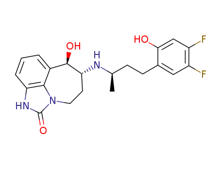 (6R,7R)-6-{[(R)-3-(4,5-difluoro-2-hydroxyphenyl)-1-methylpropyl]amino}-7-hydroxy-4,5,6,7-tetrahydroimidazo[4,5,1-jk][1]benzazepin-2(1H)-one