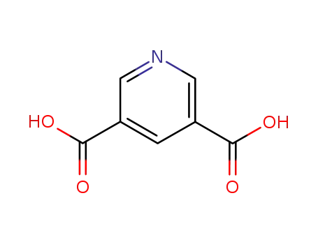 Molecular Structure of 499-81-0 (3,5-Pyridinedicarboxylic acid)