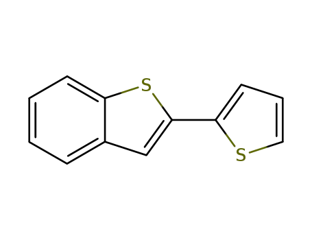 Molecular Structure of 55164-48-2 (Benzo[b]thiophene, 2-(2-thienyl)-)