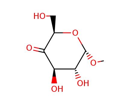 1-O-methyl-4-keto-α-D-glucopyranoside