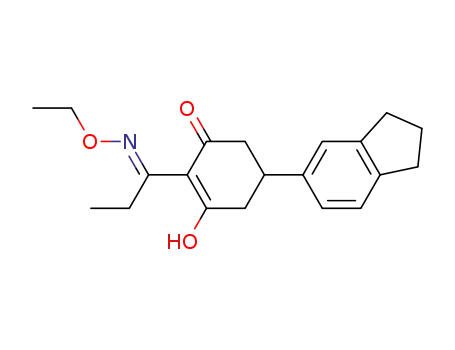 2-[1-(Ethoxyimino)propyl]-3-hydroxy-5-(5-indanyl)cyclohex-2en-1-one