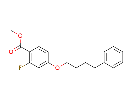 methyl 4-(4-phenylbutoxy)-2-fluorobenzoate
