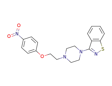 3-{4-[2-(4-nitro-phenoxy)-ethyl]-piperazin-1-yl}-1,2-benzisothiazole