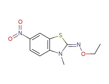 3-methyl-6-nitro-3H-benzothiazol-2-one O-ethyl-oxime
