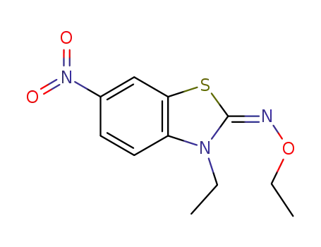 3-ethyl-6-nitro-3H-benzothiazol-2-one O-ethyl-oxime