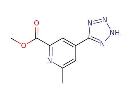 methyl 6-methyl-4-(2H-tetrazol-5-yl)picolinate