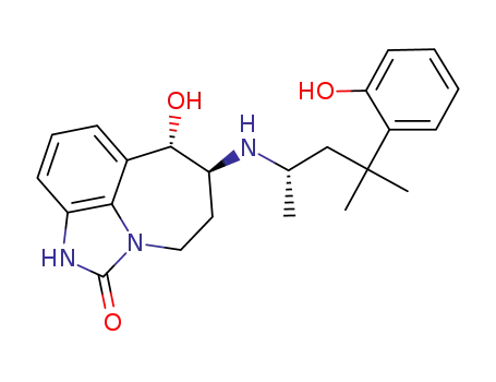 (6S,7S)-7-hydroxy-6-{[(S)-3-(2-hydroxyphenyl)-1,3-dimethylbutyl]amino}-4,5,6,7-tetrahydroimidazo[4,5,1-jk][1]benzazepin-2(1H)-one