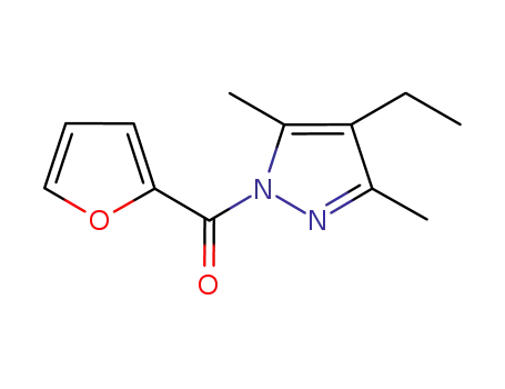 (4-ethyl-3,5-dimethyl-1H-pyrazol-1-yl)(furan-2-yl)methanone