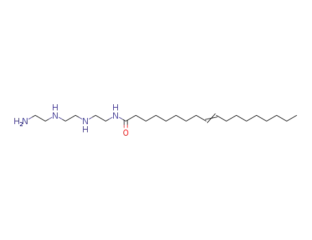 Molecular Structure of 88658-04-2 (N-[2-[[2-[(2-aminoethyl)amino]ethyl]amino]ethyl]-9-octadecenamide)