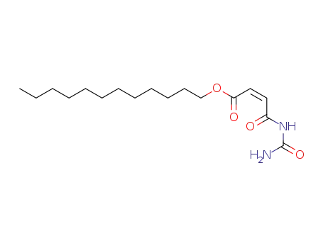 Molecular Structure of 6151-04-8 (dodecyl (Z)-3-(carbamoylcarbamoyl)prop-2-enoate)