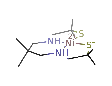 N,N'-bis-(2-methyl-2-mercaptoprop-1-yl)-1,3-diamino-2,2-dimethylpropanenickel(II)