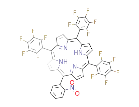 5,10,15-tris(pentafluorophenyl)-20-(o-nitrophenyl)porphyrin
