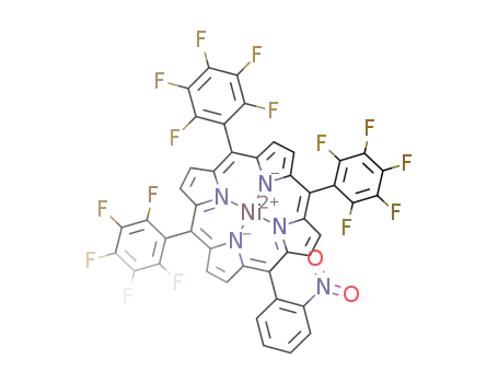 5-(nitrophenyl)-10,15,20-tri(pentafluorophenyl)porphyrinato nickel(II)