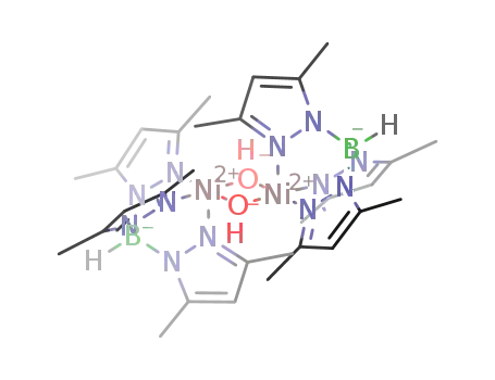 bis(μ-hydroxo)bis(tris(3,5-dimethylpyrazolyl)borate)dinickel(II)