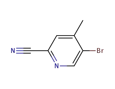 Molecular Structure of 886364-86-9 (5-BROMO-4-METHYL-PYRIDINE-2-CARBONITRILE)