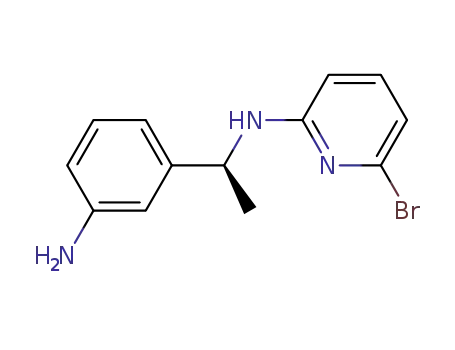N-[(1S)-1-(3-aminophenyl)ethyl]-6-bromopyridin-2-amine