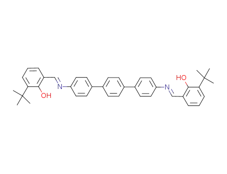 6,6'-[(4,4"-p-terphenylene)bis(iminomethyl)]bis(2-tert-butylphenol)