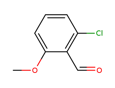 Molecular Structure of 29866-54-4 (2-CHLORO-6-METHOXY-BENZALDEHYDE)