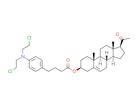 (3β)-3-hydroxypregn-5-en-20-one 4-{4-[di(2-chloroethyl)amino]phenyl}butyrate