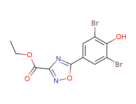 Ethyl 5-(3,5-dibromo-4-hydroxyphenyl)-1,2,4-oxadiazole-3-carboxylate