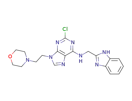 N-(1H-benzimidazol-2-ylmethyl)-2-chloro-9-(2-morpholin-4-ylethyl)-9H-purin-6-amine