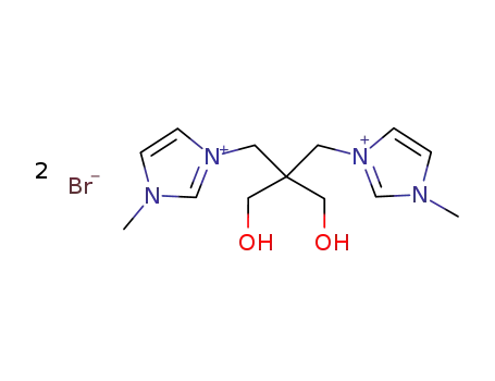 1,1′-(2,2-bis(hydroxymethyl)propane-1,3-diyl)bis(3-methyl-1H-imidazol-3-ium) bromide