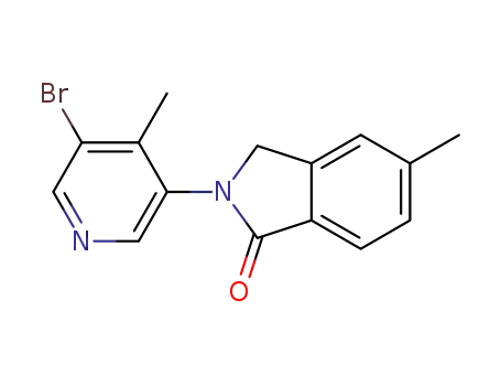 2-(5-bromo-4-methylpyridin-3-yl)-5-methylisoindolin-1-one