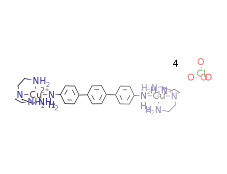 [(copper(II))2(tris(2-aminoethyl)amine)2(4,4'-p-terphenylenediamine)](perchlorate)4