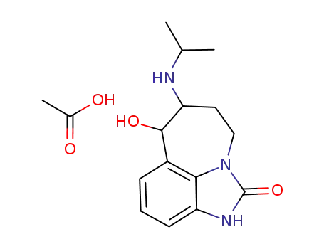 trans-4,5,6,7-tetrahydro-7-hydroxy-6-[(1-methylethyl)amino]imidazo[4,5,1-jk][1]benzazepin-2(1H)-one acetate