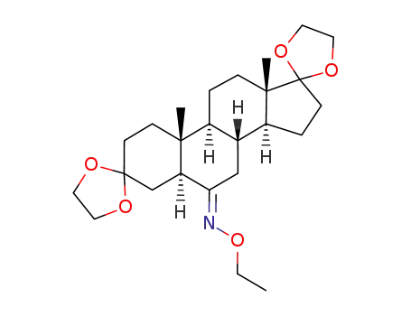 3,3:17,17-bis(ethylendioxy)-6-[(E)-ethoxyimino]androstane