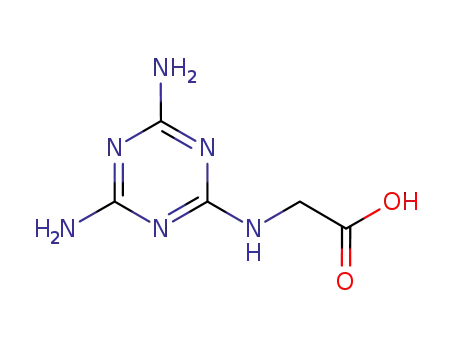 2-(4,6-diamino-1,3,5-triazin-2-ylamino)ethanoic acid
