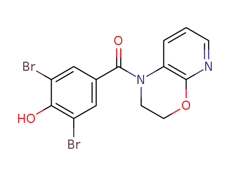 (3,5-dibromo-4-hydroxy-phenyl)-(2,3-dihydro-pyrido[2,3-b][1,4]oxazin-1-yl)-methanone