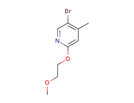 5-bromo-2-(2-methoxyethoxy)-4-methylpyridine