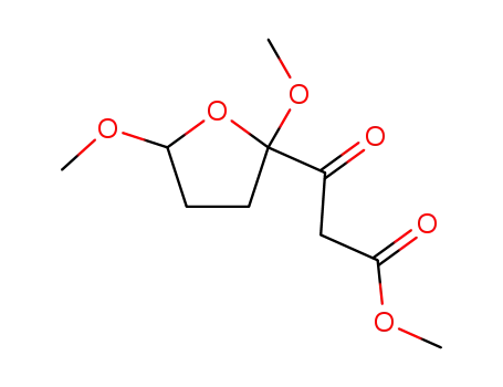 3-(2,5-dimethoxy-tetrahydro-[2]furyl)-3-oxo-propionic acid methyl ester
