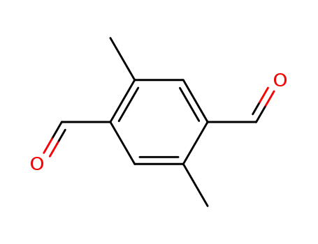 Molecular Structure of 7044-92-0 (3,6-Dimethylterephthalaldehyde)