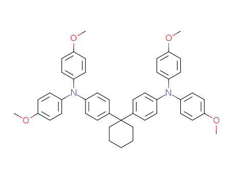 4,4'-(cyclohexane-1,1-diyl)bis[N,N-bis-(4-methoxyphenyl)aniline]