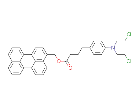 (perylen-3-yl)methyl 4-(4-(1,5-dichloropentan-3-yl)phenyl)butanoate