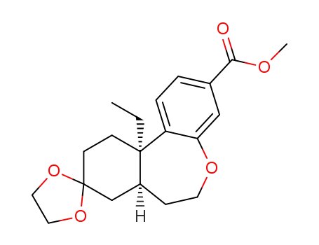 (7aSR,11aRS)-methyl 11a-ethyl-7,7a,8,10,11,11a-hexahydro-6H-spiro[dibenzo[b,d]oxepine-9,2'-[1.3]dioxolane]-3-carboxylate