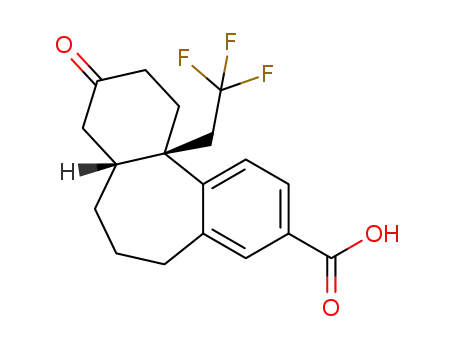 (7aSR,11aSR)-9-oxo-11a-(2,2,2-trifluoro-ethyl)-6,7,7a,8,9,10,11,11a-octahydro-5H-dibenzo[a,c]cycloheptene-3-carboxylic acid