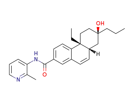 (4bRS,7RS,8aRS)-4b-ethyl-7-propyl-7-hydroxy-N-(2-methylpyridin-3-yl)-4b,5,6,7,8,8a-hexahydrophenanthrene-2-carboxamide