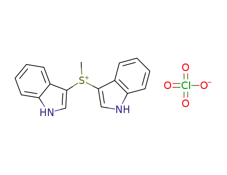 bis(indol-3-yl)methylsulfonium perchlorate