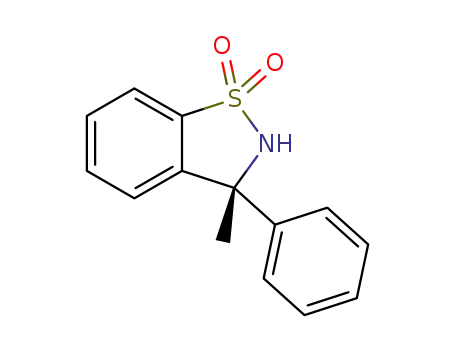 (R)-3-methyl-3-phenyl-2,3-dihydrobenzo[d]isothiazole 1,1-dioxide