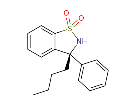 (R)-3-butyl-3-phenyl-2,3-dihydrobenzo[d]isothiazole 1,1-dioxide
