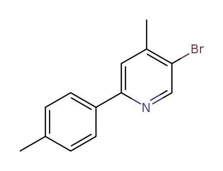 3-bromo-4-methyl-6-(p-tolyl)pyridine